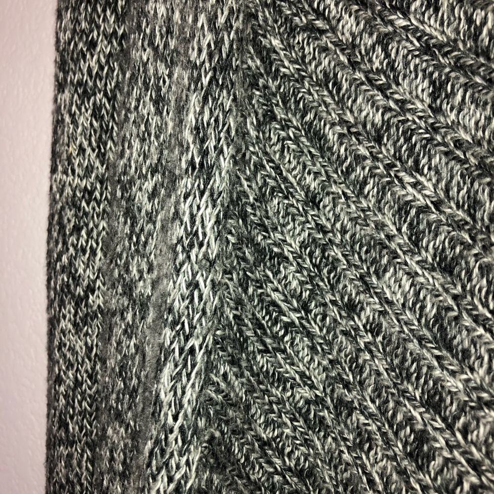 Black and white marled cardigan - Picture 3 of 4